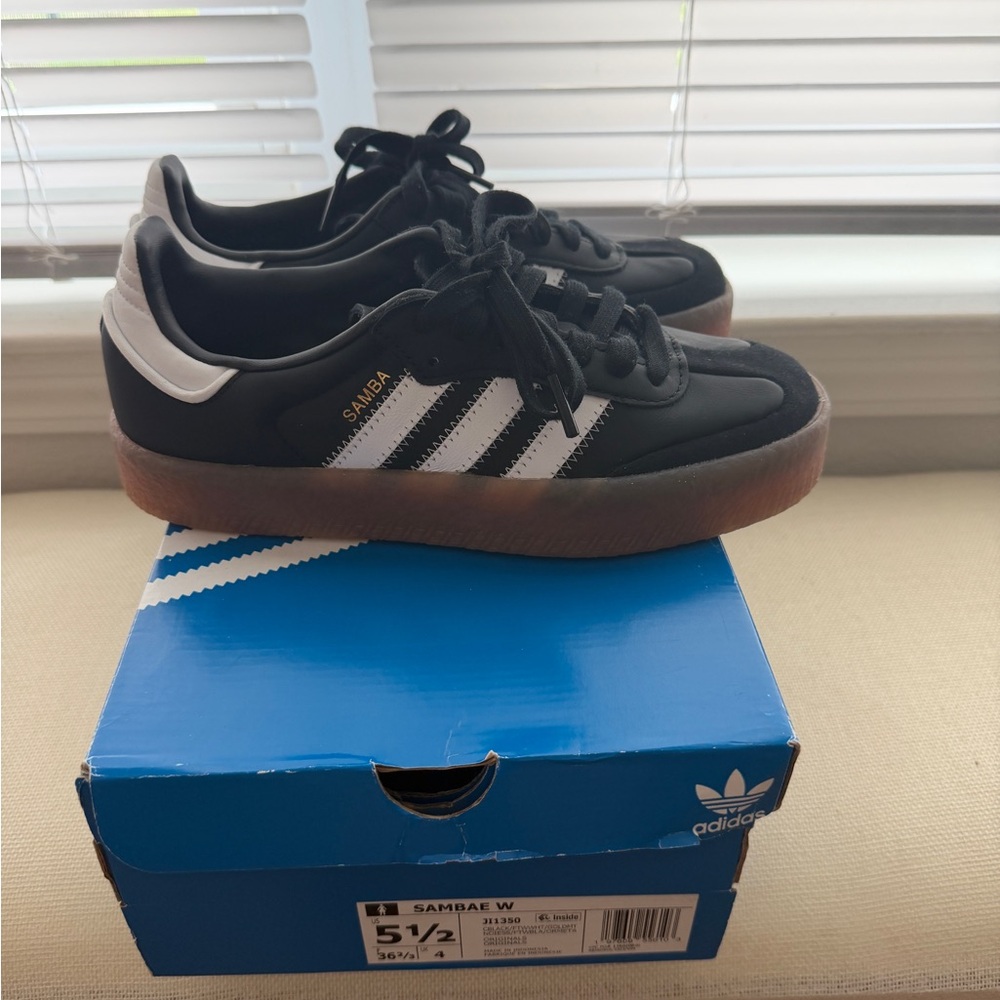 Adidas Samba OG Black/White - Picture 2 of 8